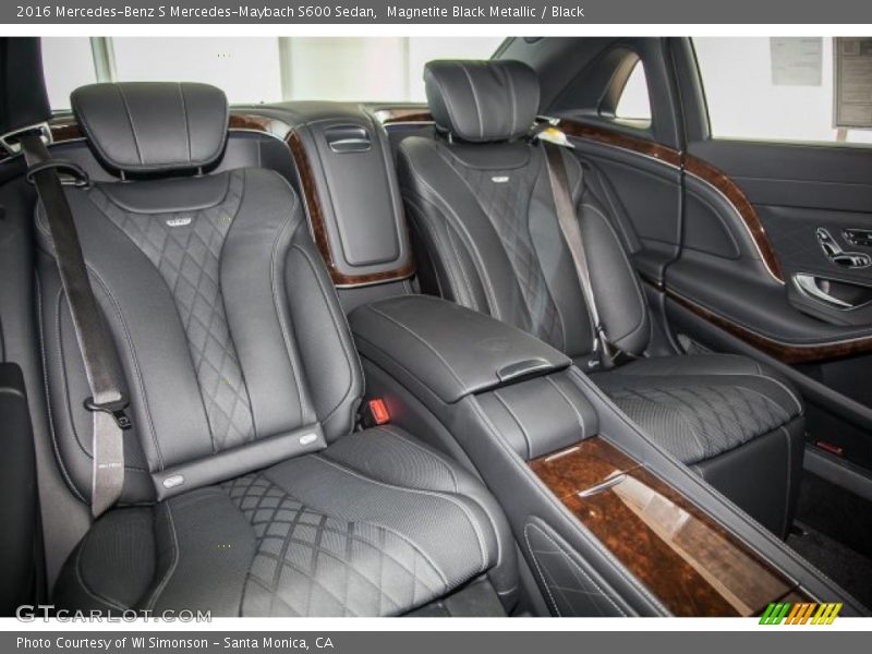 Rear Seat of 2016 S Mercedes-Maybach S600 Sedan