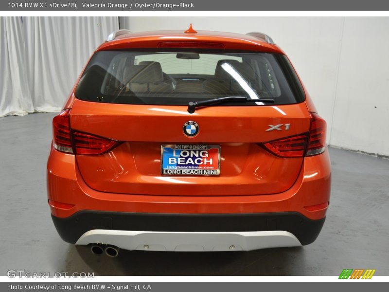 Valencia Orange / Oyster/Orange-Black 2014 BMW X1 sDrive28i