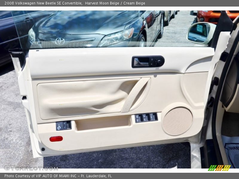 Harvest Moon Beige / Cream Beige 2008 Volkswagen New Beetle SE Convertible