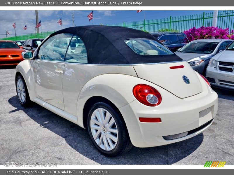 Harvest Moon Beige / Cream Beige 2008 Volkswagen New Beetle SE Convertible