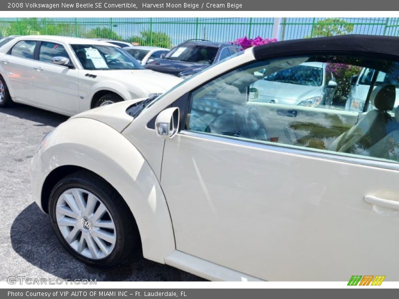 Harvest Moon Beige / Cream Beige 2008 Volkswagen New Beetle SE Convertible