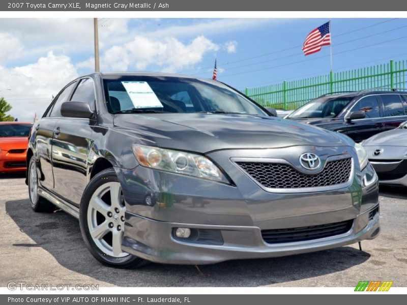 Magnetic Gray Metallic / Ash 2007 Toyota Camry XLE