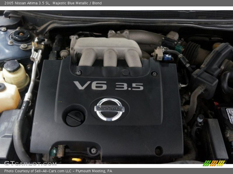 Majestic Blue Metallic / Blond 2005 Nissan Altima 3.5 SL