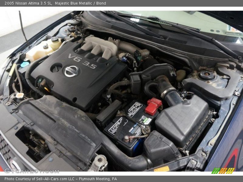 Majestic Blue Metallic / Blond 2005 Nissan Altima 3.5 SL
