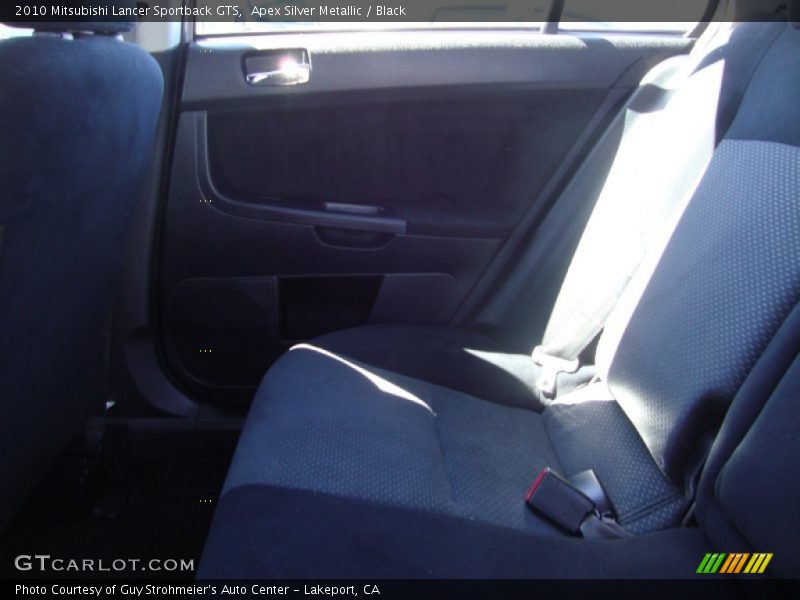 Apex Silver Metallic / Black 2010 Mitsubishi Lancer Sportback GTS
