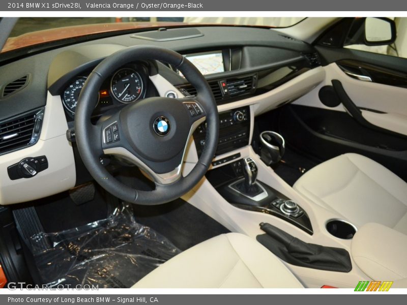 Valencia Orange / Oyster/Orange-Black 2014 BMW X1 sDrive28i