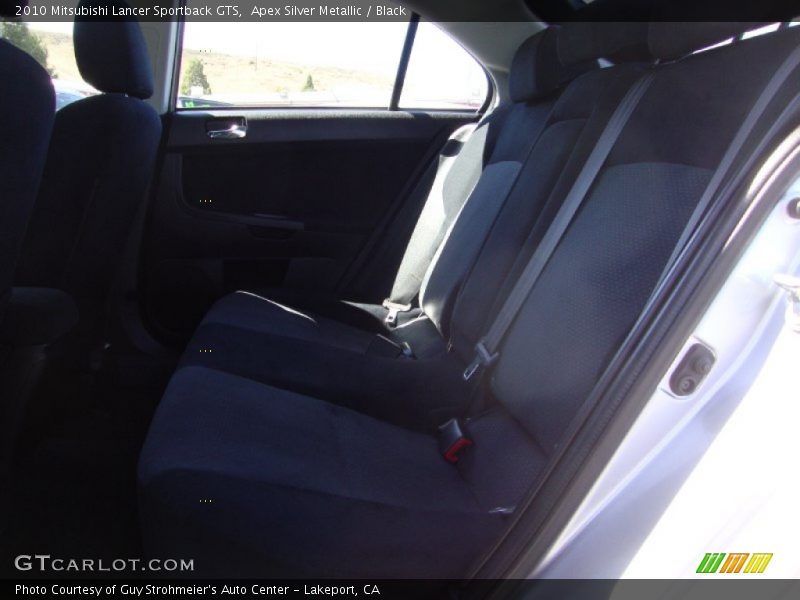 Apex Silver Metallic / Black 2010 Mitsubishi Lancer Sportback GTS