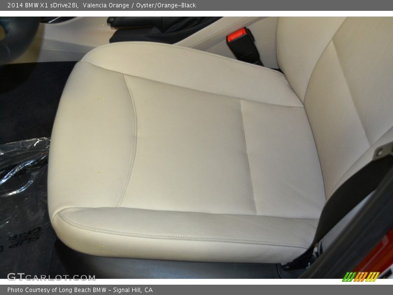 Valencia Orange / Oyster/Orange-Black 2014 BMW X1 sDrive28i