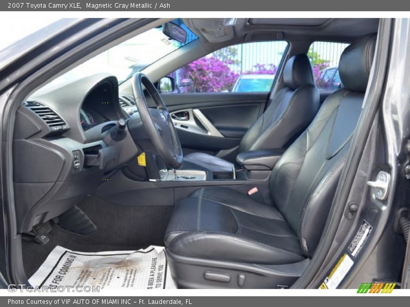 Front Seat of 2007 Camry XLE