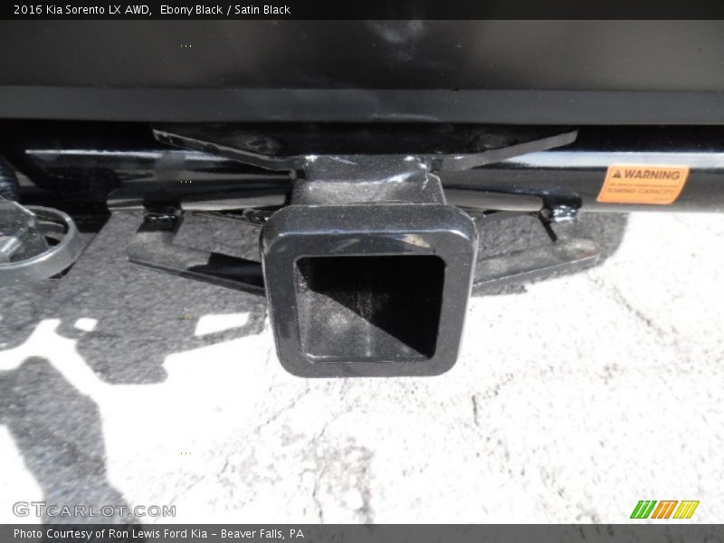 Ebony Black / Satin Black 2016 Kia Sorento LX AWD