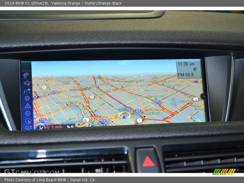 Valencia Orange / Oyster/Orange-Black 2014 BMW X1 sDrive28i