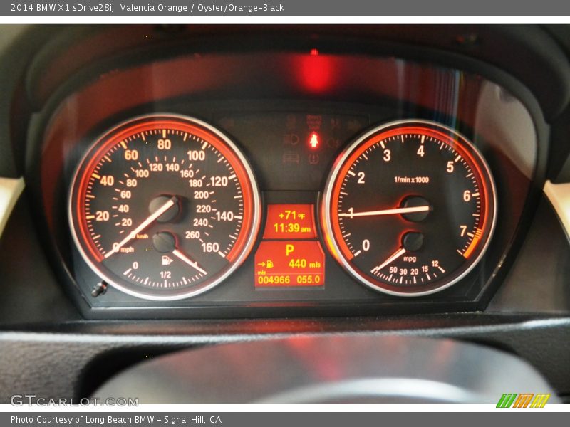 Valencia Orange / Oyster/Orange-Black 2014 BMW X1 sDrive28i
