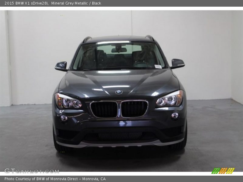 Mineral Grey Metallic / Black 2015 BMW X1 sDrive28i
