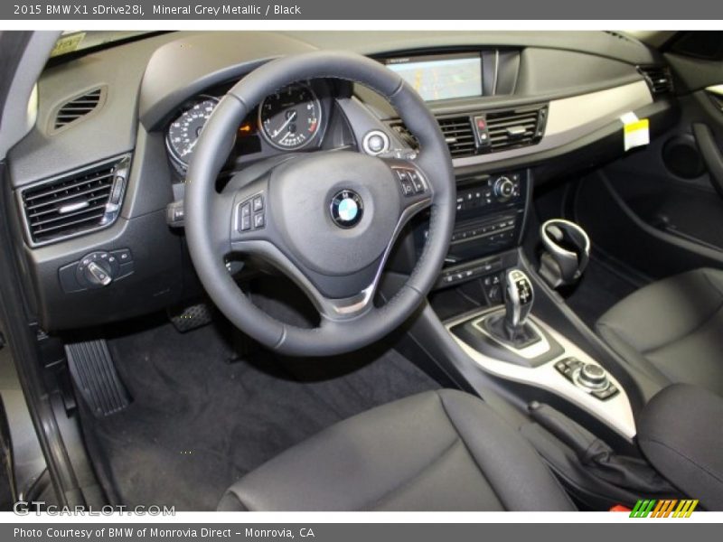 Mineral Grey Metallic / Black 2015 BMW X1 sDrive28i