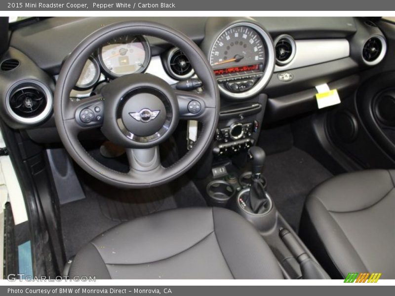 Pepper White / Carbon Black 2015 Mini Roadster Cooper