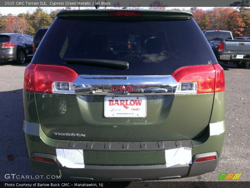 Cypress Green Metallic / Jet Black 2015 GMC Terrain SLE