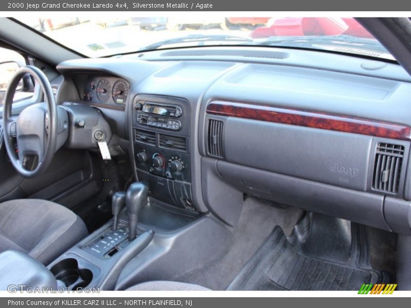 Silverstone Metallic / Agate 2000 Jeep Grand Cherokee Laredo 4x4