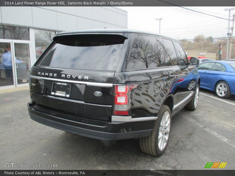 Santorini Black Metallic / Ebony/Ebony 2014 Land Rover Range Rover HSE