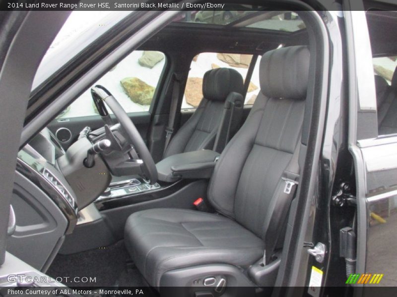 Santorini Black Metallic / Ebony/Ebony 2014 Land Rover Range Rover HSE