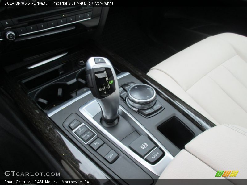 Imperial Blue Metallic / Ivory White 2014 BMW X5 xDrive35i