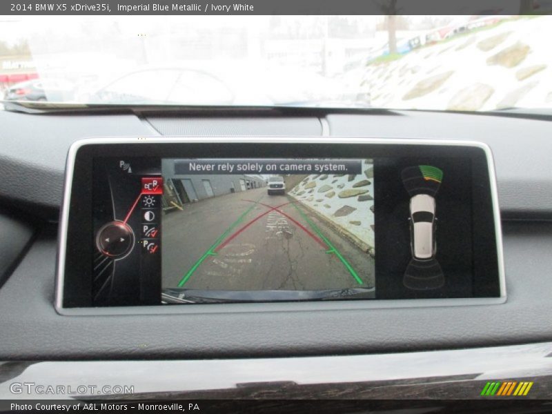 Imperial Blue Metallic / Ivory White 2014 BMW X5 xDrive35i