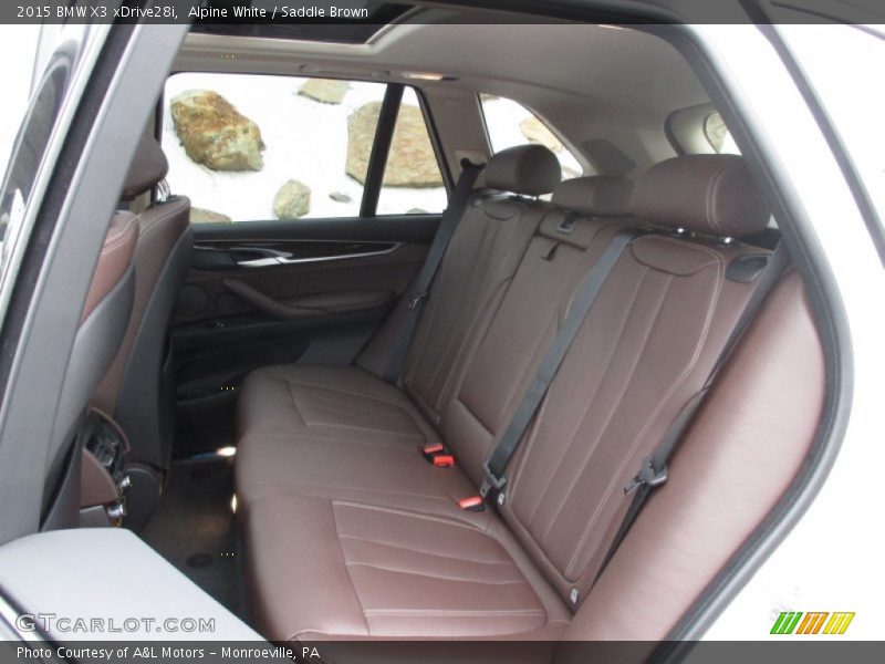 Alpine White / Saddle Brown 2015 BMW X3 xDrive28i