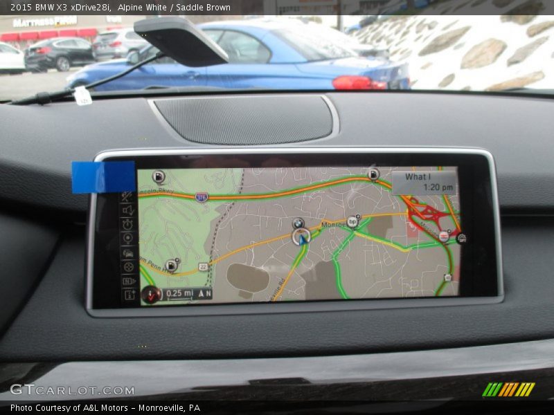 Alpine White / Saddle Brown 2015 BMW X3 xDrive28i