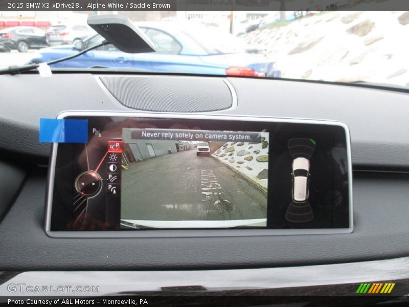 Alpine White / Saddle Brown 2015 BMW X3 xDrive28i