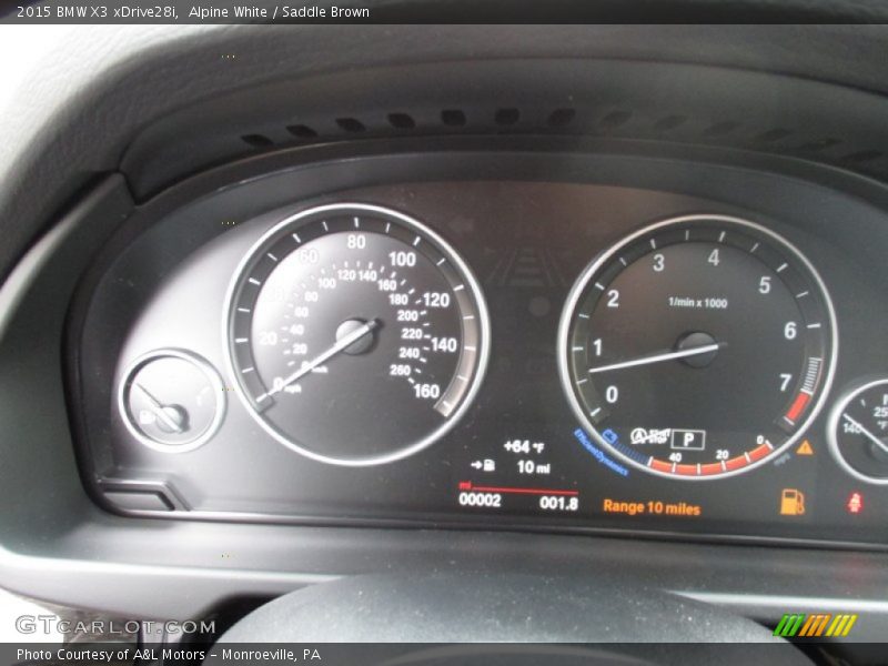 Alpine White / Saddle Brown 2015 BMW X3 xDrive28i