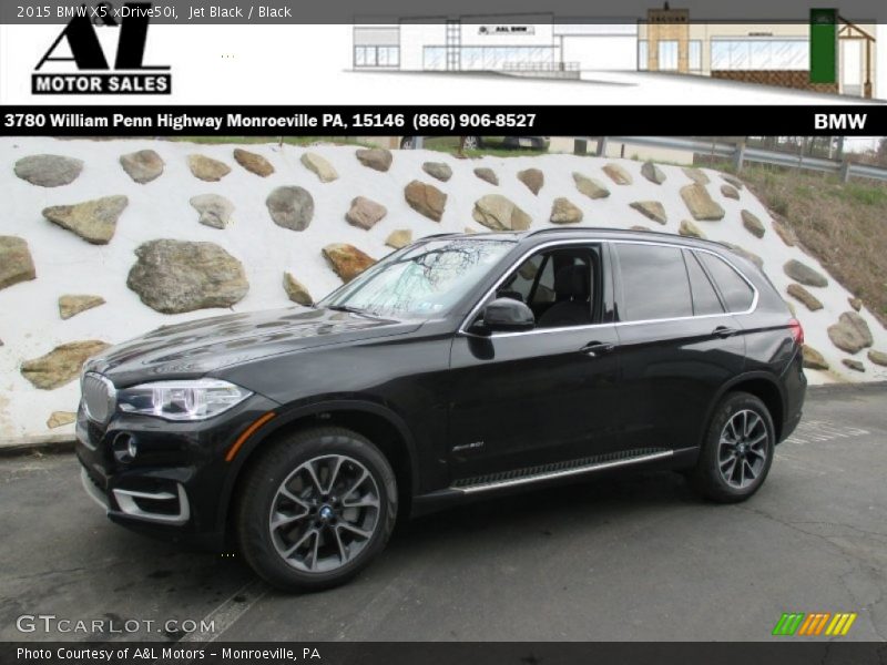 Jet Black / Black 2015 BMW X5 xDrive50i