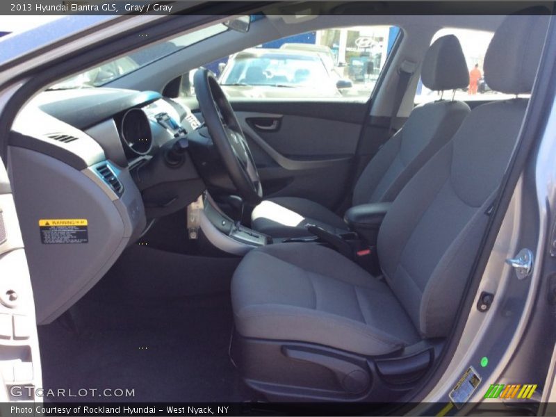 Gray / Gray 2013 Hyundai Elantra GLS