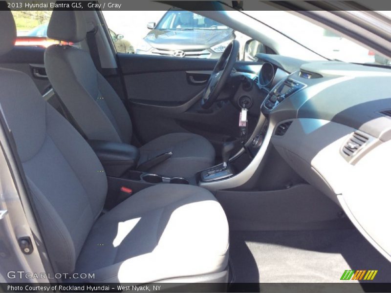 Gray / Gray 2013 Hyundai Elantra GLS