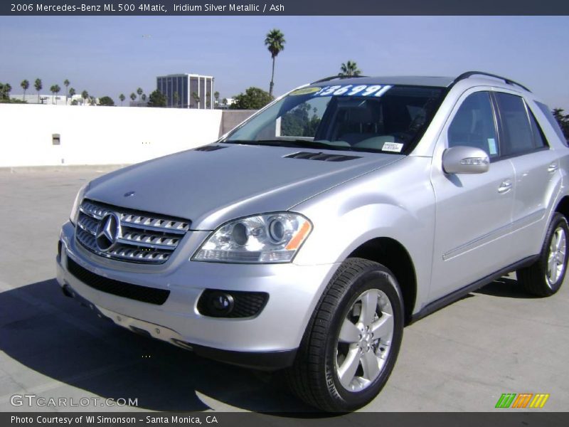 Iridium Silver Metallic / Ash 2006 Mercedes-Benz ML 500 4Matic