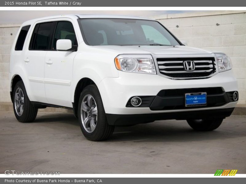 Taffeta White / Gray 2015 Honda Pilot SE