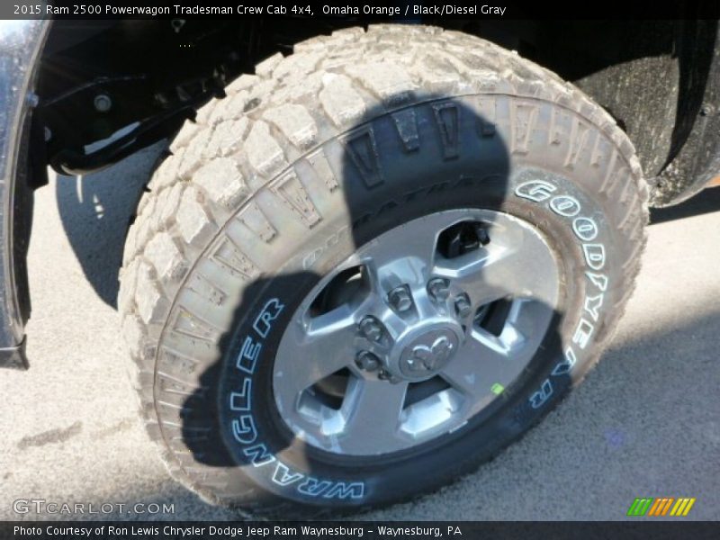 Omaha Orange / Black/Diesel Gray 2015 Ram 2500 Powerwagon Tradesman Crew Cab 4x4