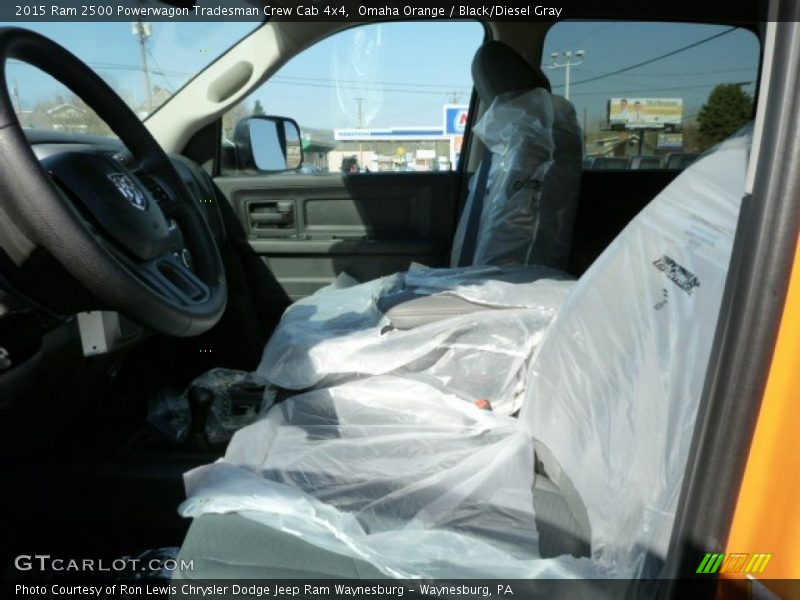 Omaha Orange / Black/Diesel Gray 2015 Ram 2500 Powerwagon Tradesman Crew Cab 4x4