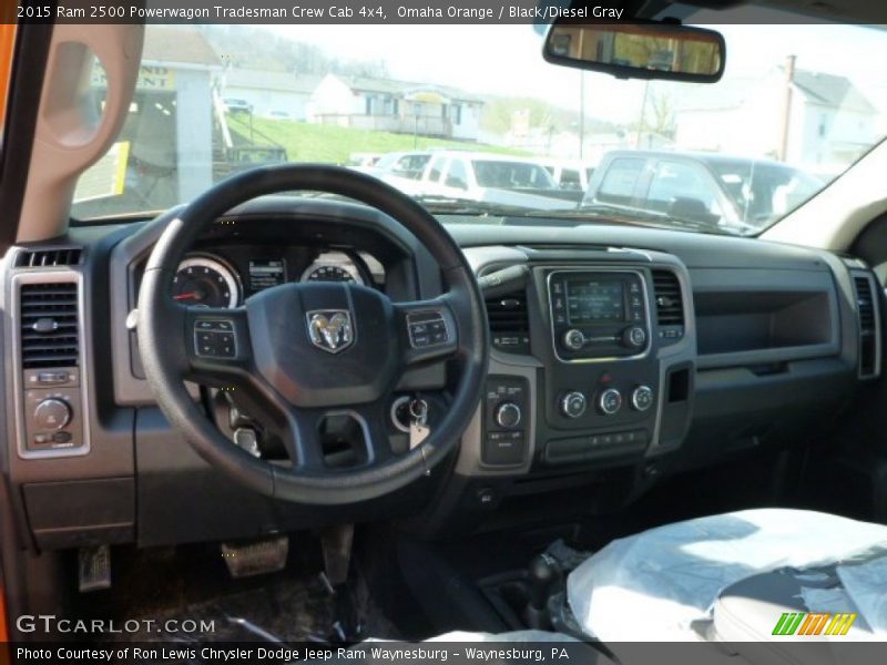 Dashboard of 2015 2500 Powerwagon Tradesman Crew Cab 4x4