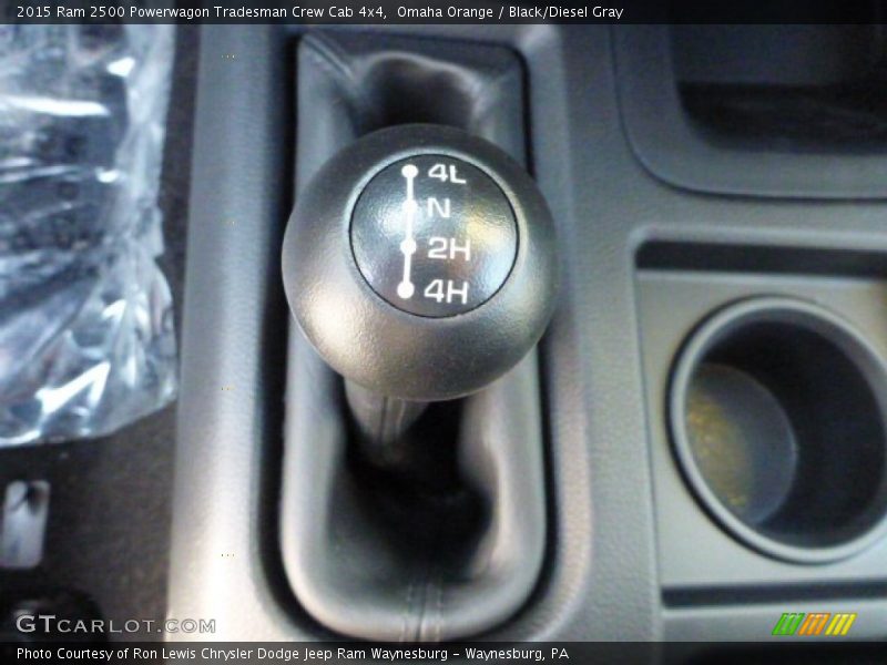 Omaha Orange / Black/Diesel Gray 2015 Ram 2500 Powerwagon Tradesman Crew Cab 4x4
