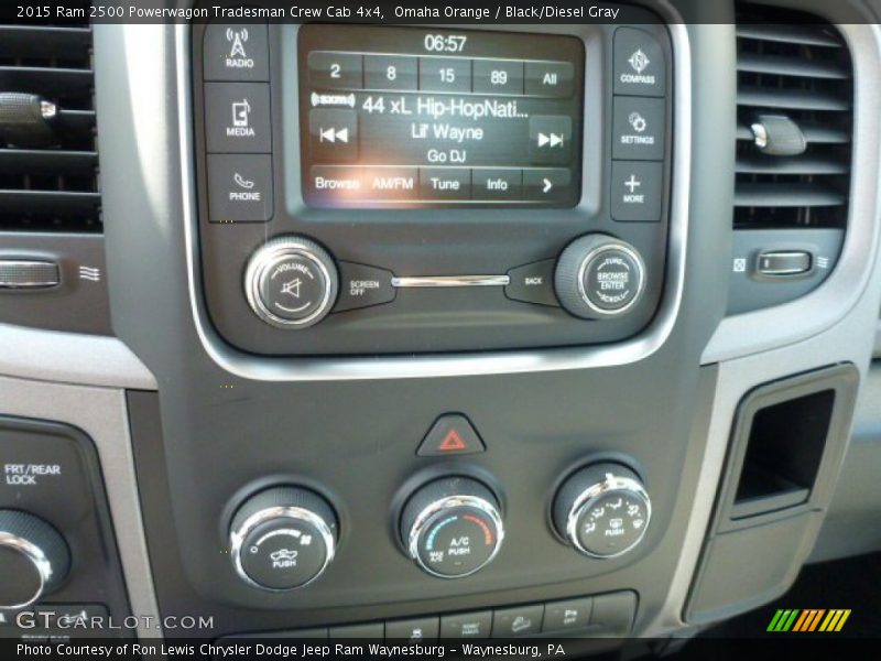 Controls of 2015 2500 Powerwagon Tradesman Crew Cab 4x4