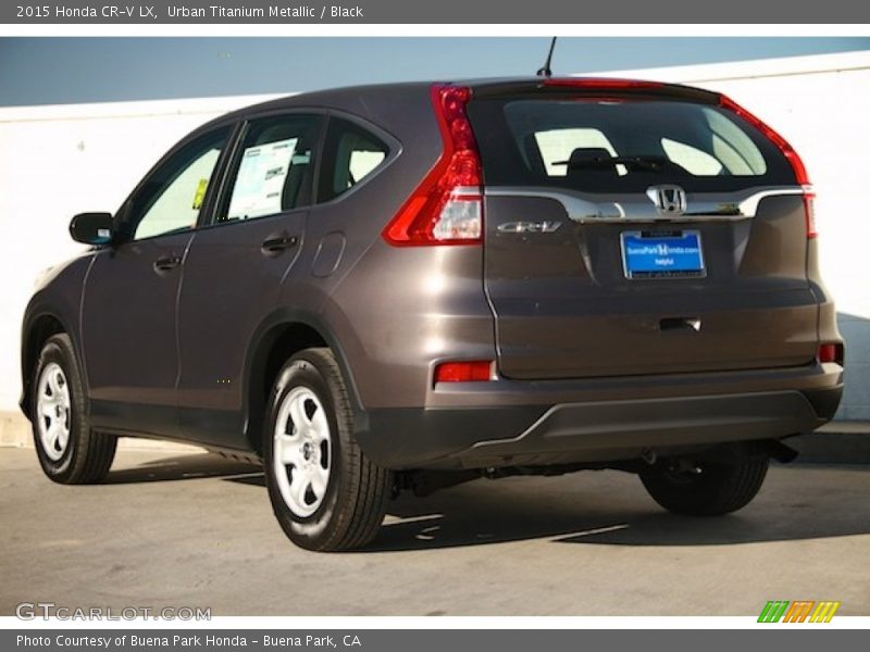 Urban Titanium Metallic / Black 2015 Honda CR-V LX