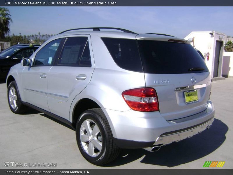 Iridium Silver Metallic / Ash 2006 Mercedes-Benz ML 500 4Matic