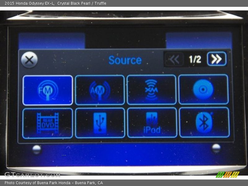 Crystal Black Pearl / Truffle 2015 Honda Odyssey EX-L