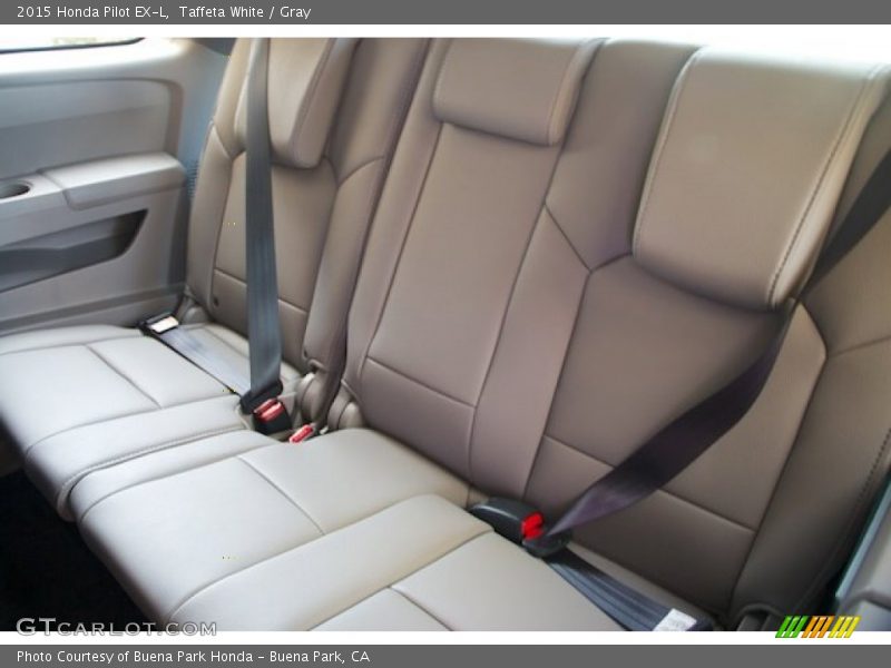 Taffeta White / Gray 2015 Honda Pilot EX-L