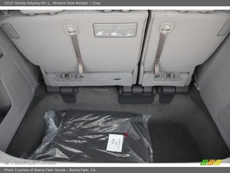 Modern Steel Metallic / Gray 2015 Honda Odyssey EX-L