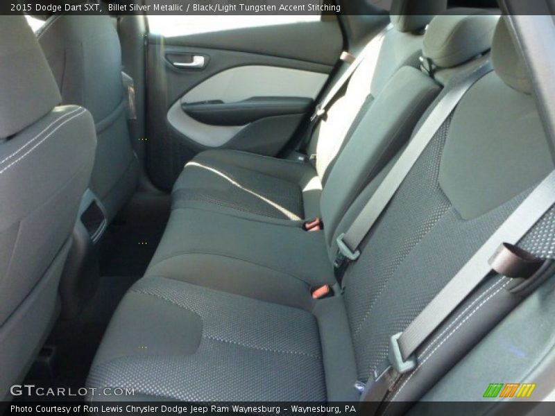 Billet Silver Metallic / Black/Light Tungsten Accent Stitching 2015 Dodge Dart SXT