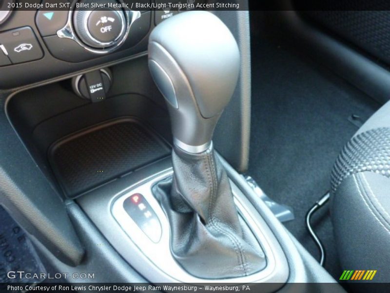 Billet Silver Metallic / Black/Light Tungsten Accent Stitching 2015 Dodge Dart SXT