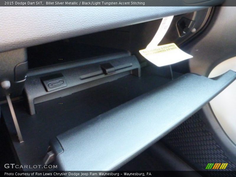 Billet Silver Metallic / Black/Light Tungsten Accent Stitching 2015 Dodge Dart SXT