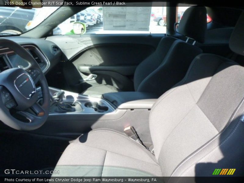 Sublime Green Pearl / Black 2015 Dodge Challenger R/T Scat Pack