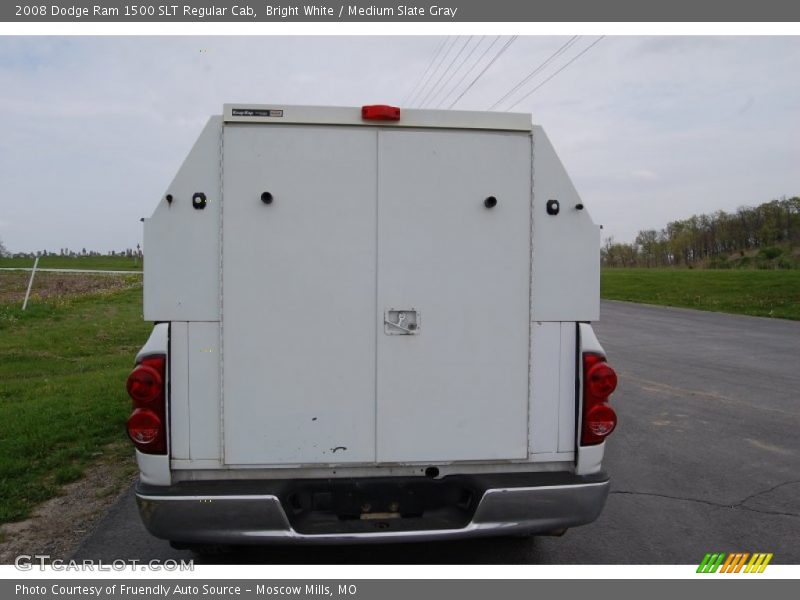 Bright White / Medium Slate Gray 2008 Dodge Ram 1500 SLT Regular Cab