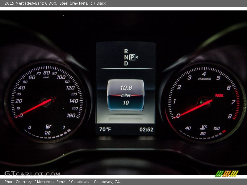 Steel Grey Metallic / Black 2015 Mercedes-Benz C 300